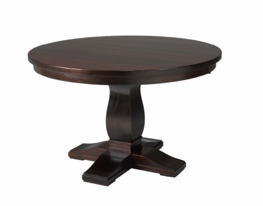 Valencia Single Pedestal Table Mennonite Furniture Ontario at Lloyd's Furniture Gallery in Schomberg
