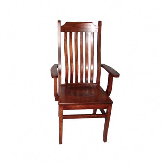 Dickson Mission Arm Chair Mennonite Furniture Ontario at Lloyd's Furniture Gallery in Schomberg