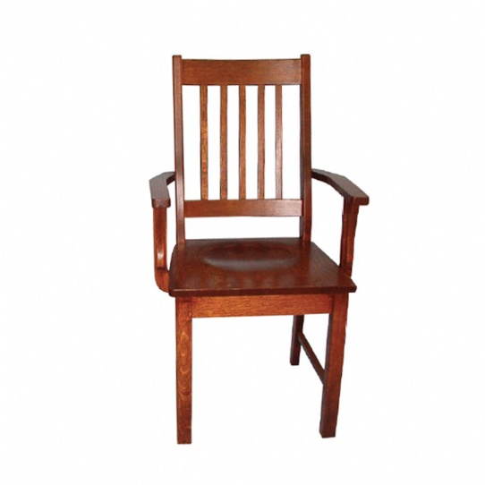 Mini Mission Arm Chair Mennonite Furniture Ontario at Lloyd's Furniture Gallery in Schomberg