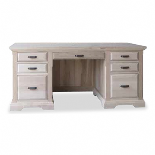 Chateau Executive Desk Mennonite Furniture Ontario at Lloyd's Furniture Gallery in Schomberg