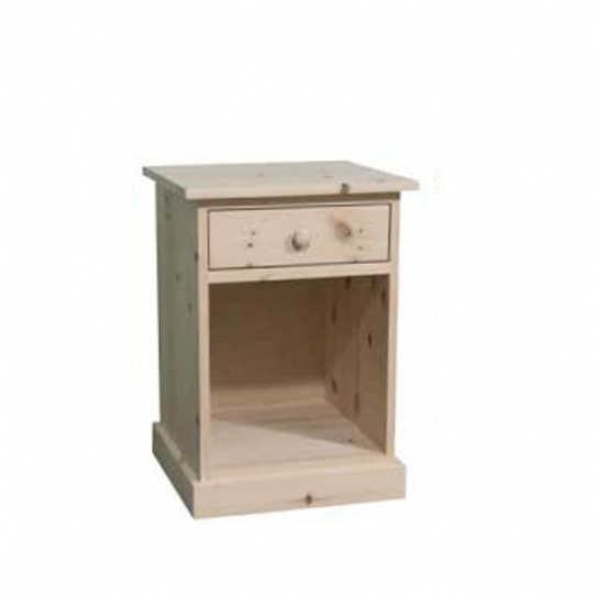 Cottage 1 Drawer Open Night Stand Mennonite Furniture Ontario at Lloyd's Furniture Gallery in Schomberg