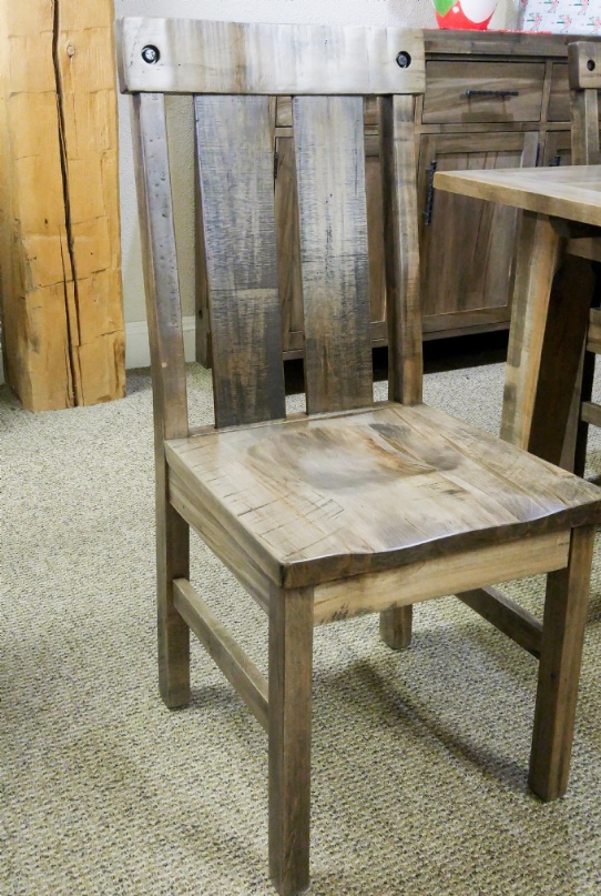 Wormy Maple Hartwick Side Chair Mennonite Furniture Ontario at Lloyd's Furniture Gallery in Schomberg