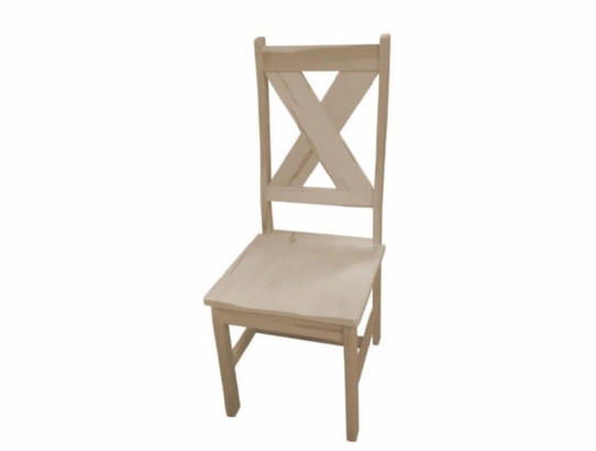 X-Back Sawbuck Side Chair Mennonite Furniture Ontario at Lloyd's Furniture Gallery in Schomberg