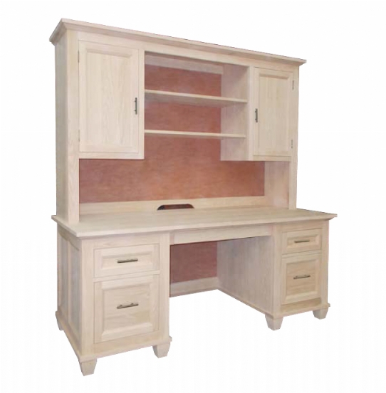 Algonquin Desk with Hutch Mennonite Furniture Ontario at Lloyd's Furniture Gallery in Schomberg