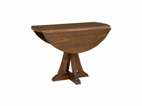 Eiffel Drop Leaf Single Pedestal Table - 