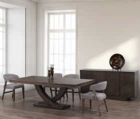 Los Angeles Double Pedestal Table - 